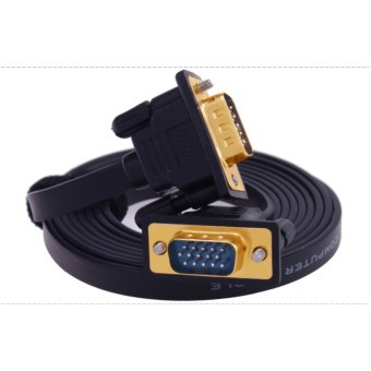 Dây cáp VGA Dtech mỏng dẹt 1M8 - 3M - 5M (Hàng chính hãng)