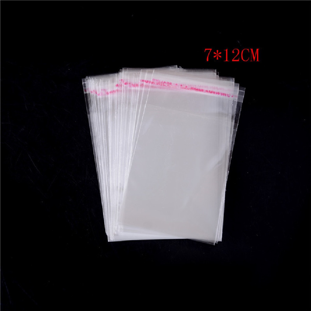 Set 100 Túi OPP Tự Dính Bằng Nhựa Trong Suốt Dùng Đóng Gói Trang Sức