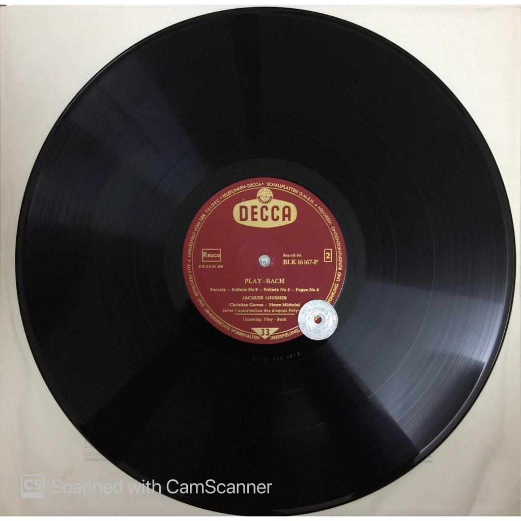 Stereomate - LP Vinyl: Jacques Loussier - Play Bach 1