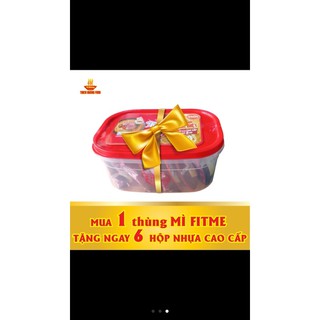 Mỳ FitMe Vị Bò Hầm Ngũ Quả(thùng 30 gói tặng 6 hộp nhựa cao đi kèm)