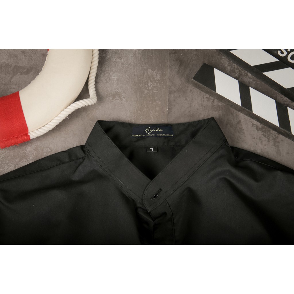 Áo sơ mi nam cổ tàu dài tay Hamino SMT01 | BigBuy360 - bigbuy360.vn