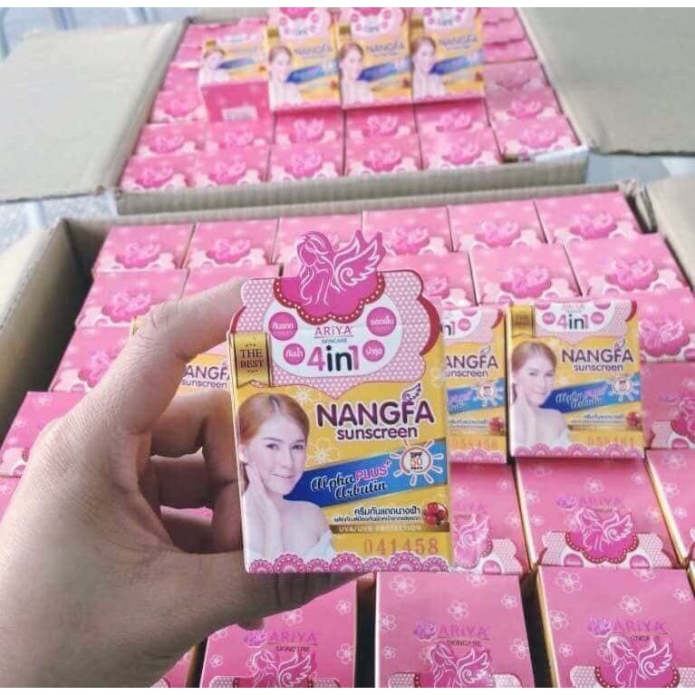 KEM CHỐNG NẮNG Nangfa sunscreen SPF 50pa++ Alpha Arbutin Plus