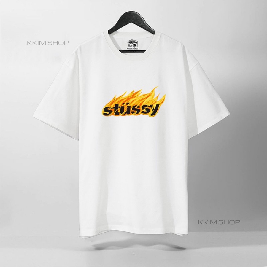 Áo Thun Tay Lỡ STUSSY, áo phông unisex Form rộng oversize, chất liệu Cotton. KKIMShop