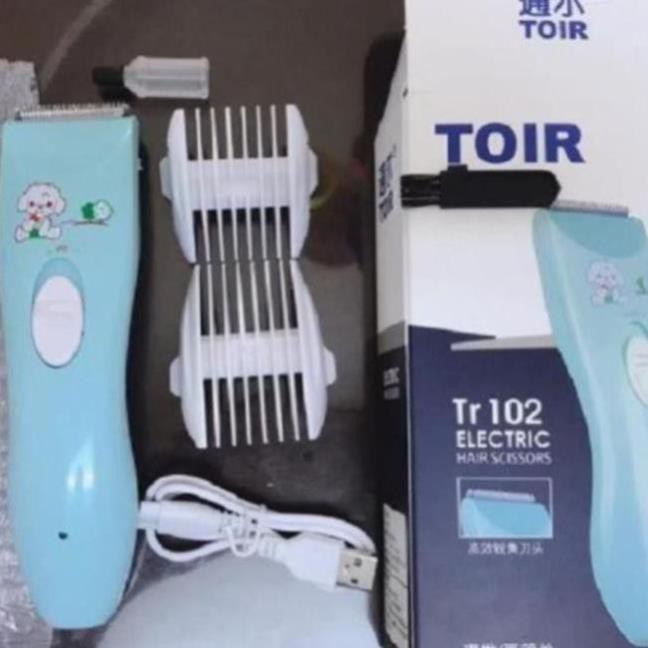 Tông đơ cắt tóc trẻ em cao cấp TOIR TR102/ Tông đơ cắt tóc điện/ Máy cắt tóc cho bé.