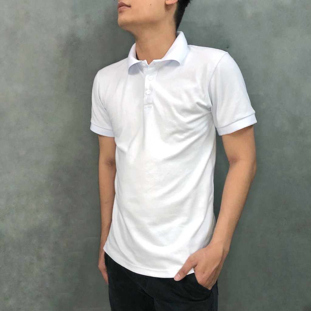 [Mua2Tặng1] Áo Thun POLO trơn Unisex (Cá sấu 4 chiều) | BigBuy360 - bigbuy360.vn