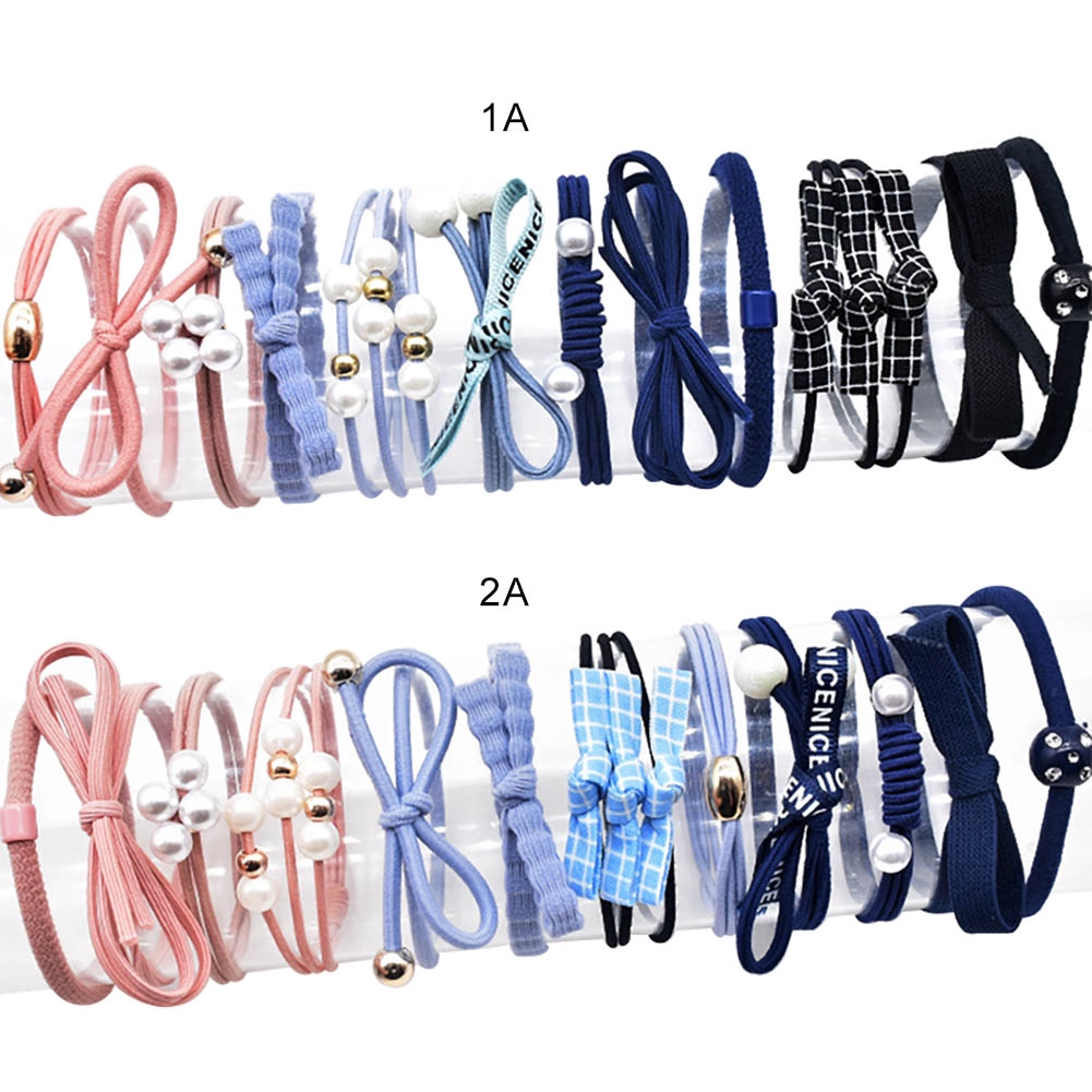Set 12 Dây Buộc Tóc Jp5 Xinh Xắn Cho Nữ