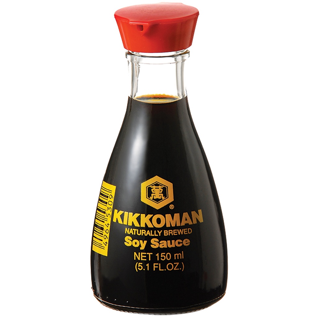 Nước Tương Soy Sauce Kikkoman Nhật Bản Chai 150ml Chính Hãng Chay Mặn Đều Dùng Được