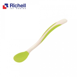 Thìa mềm ăn dặm richell xanh lá rc21141