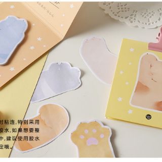Giấy nhớ, note chân mèo đáng yêu