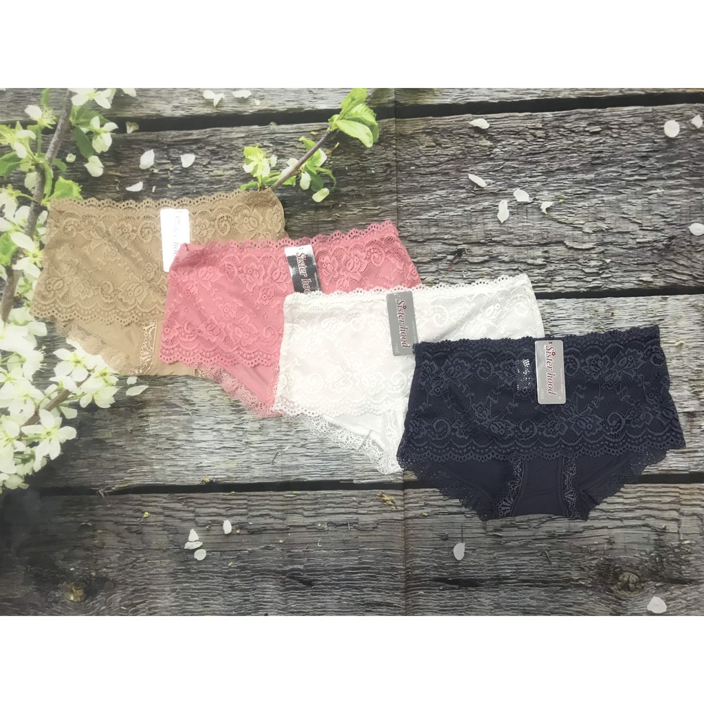  Quần lót nữ, chip cotton ren trước gen bụng cao Thái Lan Sisterhood 5575 Leblur | BigBuy360 - bigbuy360.vn