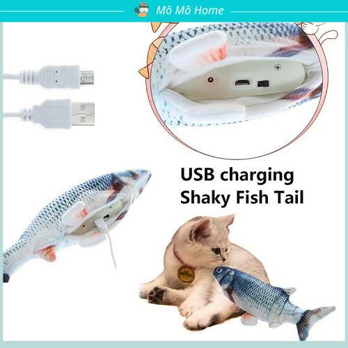 [Hot Trend] Cá nhảy sạc điện nhiều màu siêu hot, đồ chơi trẻ em, đồ chơi xả stress - Mô Mô Home