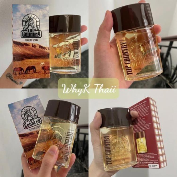 Nước hoa hiệu con ngựa Top Country 50ml, Tinh dầu thơm con ngựa Thái Lan