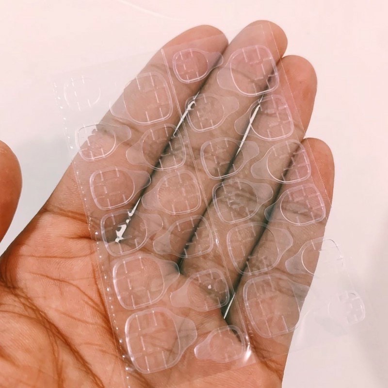 Băng Keo Dán Móng Tay Giả 24 Cái Nail Sticker, Hai Mặt Siêu Tiện Lợi - manh219