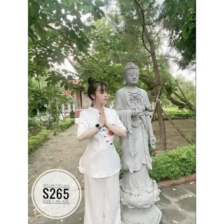 SET LAM HOA THÊU ĐI CHÙA [ BIGSIZE 60-90KG ]
