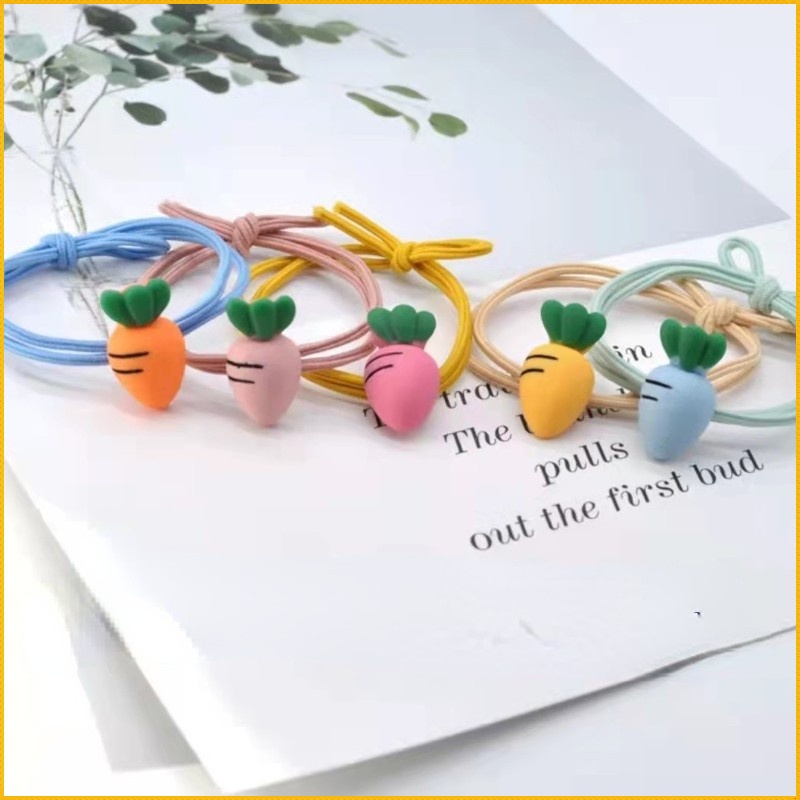 Dây Buộc Tóc Cao Su Cỡ Nhỏ Phong Cách Hàn Quốc Đơn Giản Cho Nữ