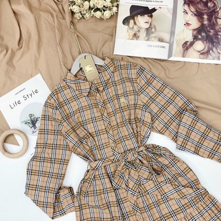 [V942] VÁY KẺ BURBERRY
