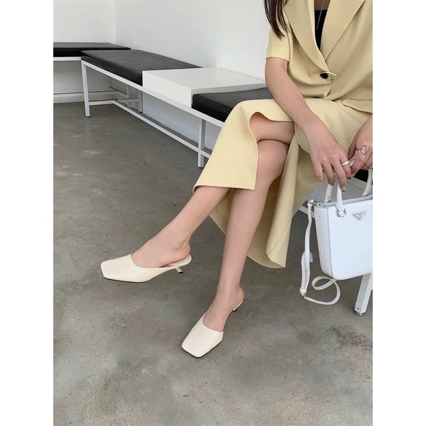 Sục guốc nữ 3p khoét hông cao cấp đẹp mê chất da mềm êm chân (Ảnh Thật) - Chi Chanh Store