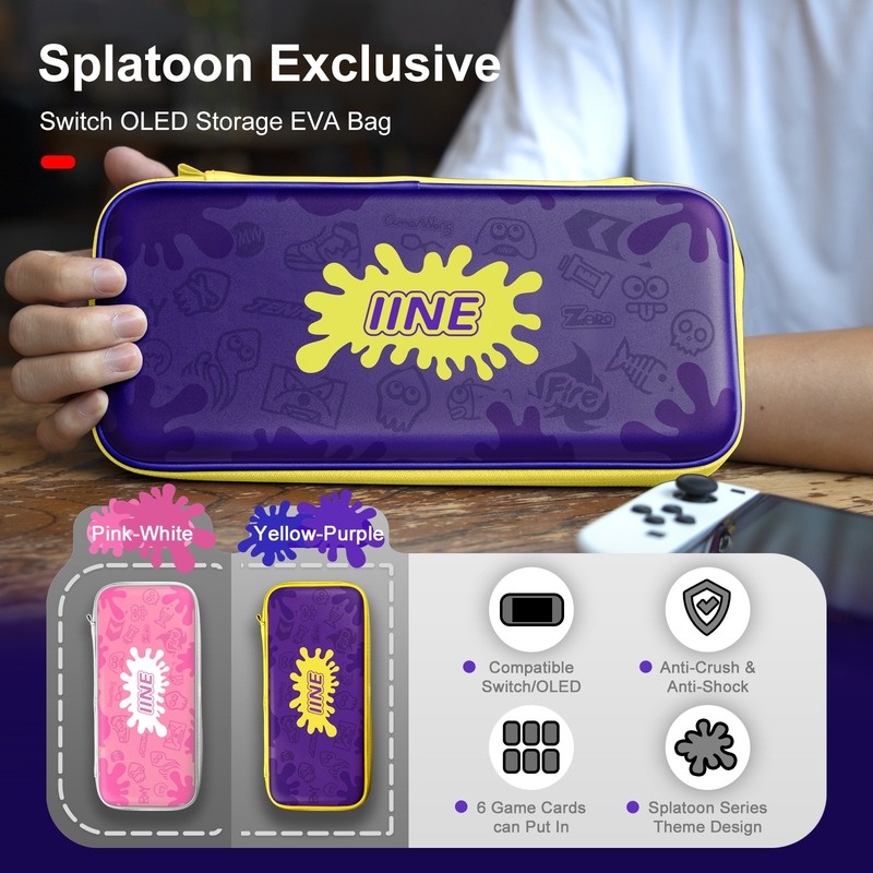 Túi Đựng Máy Chơi Game Nintendo Switch OLED Splatoon