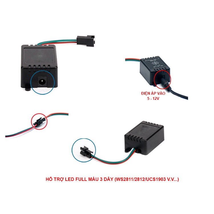 SP106E BỘ ĐIỀU KHIỂN LED FULL MÀU NHÁY THEO NHẠC | BigBuy360 - bigbuy360.vn