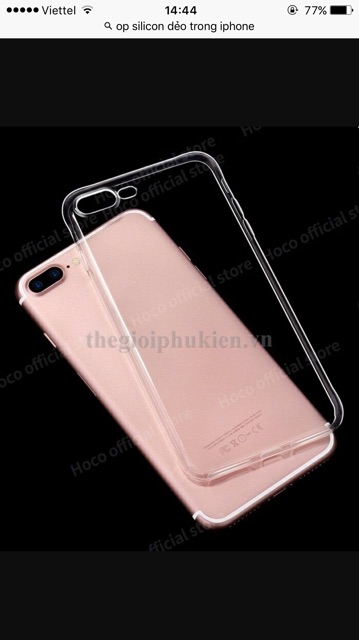 Ốp ip7/7+/8/8+ xilicol dẻo