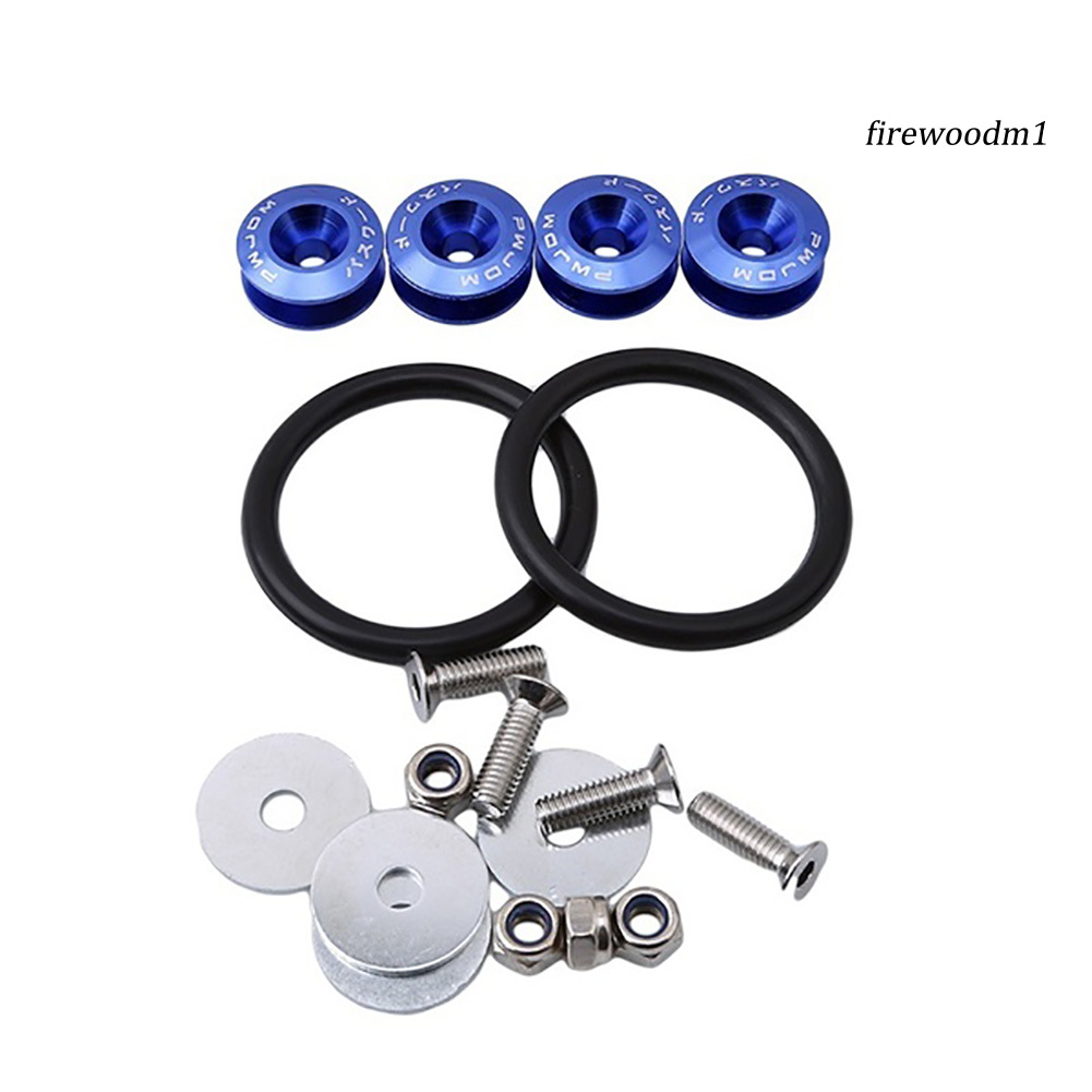 FENDER Bộ Ốc Vít Cố Định Tấm Chắn Bùn Xe Hơi Tháo Lắp Nhanh Tiện Lợi