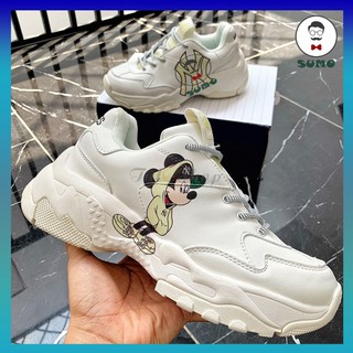 [SM1] Giày Sneaker Trắng Mickey Vàng [ Hỗ trợ đổi trả ]