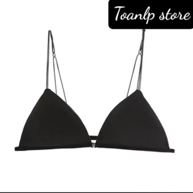 Áo bra không gọng cài trước dây mảnh 2099 ( free size )