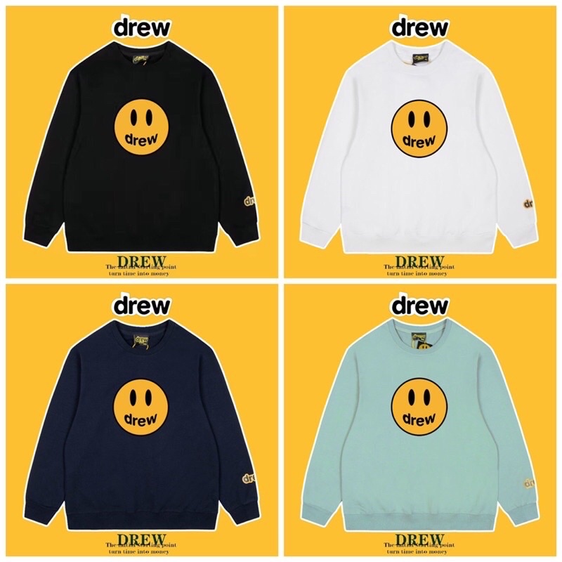 [ORDER] Áo nỉ dài tay Drew full tag mác (có kèm ảnh thật)