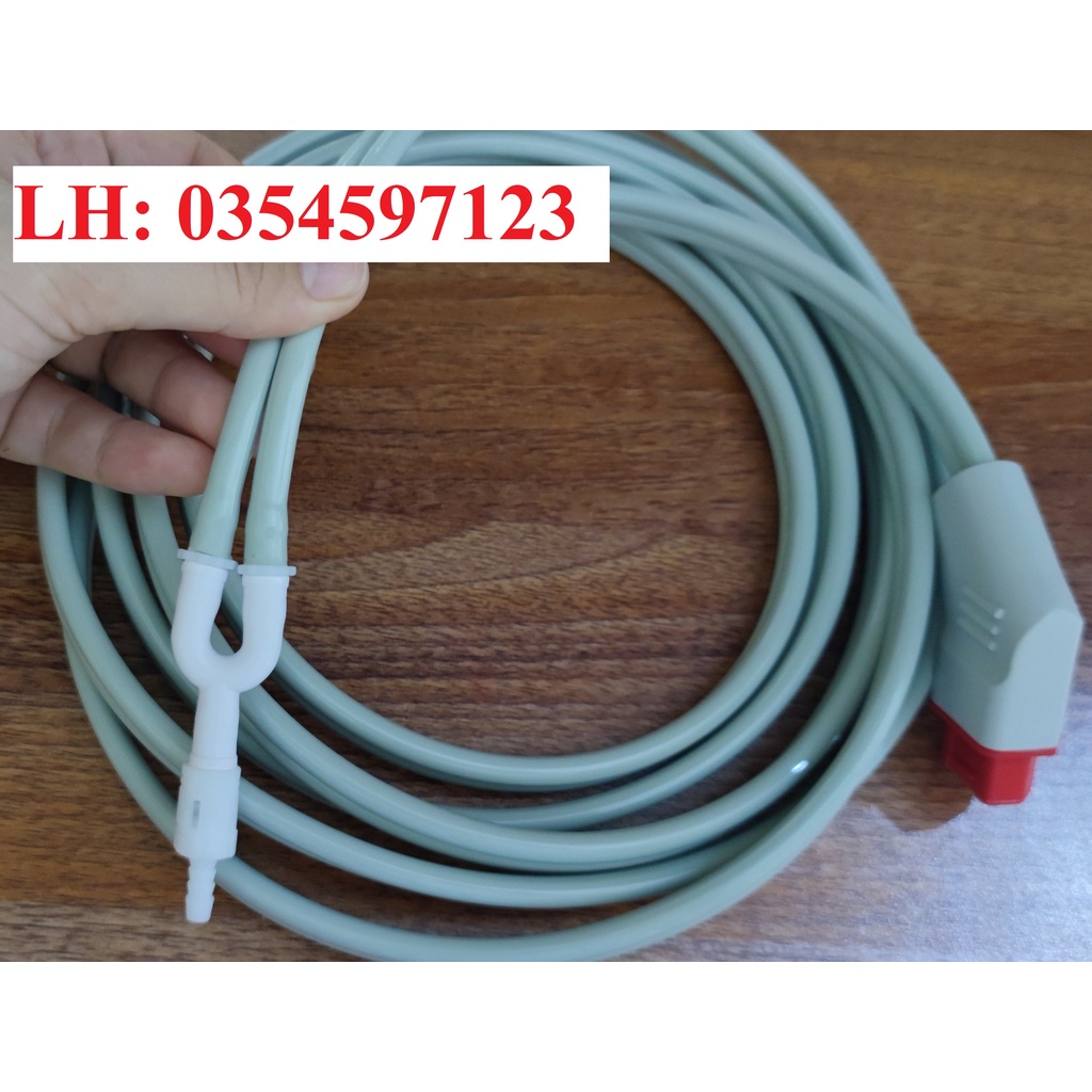 Cáp đo huyết áp NIBP Nihon Kohden | Cáp đo huyết áp cho monitor Nihon Kohden | Dây dẫn khí đo huyết 