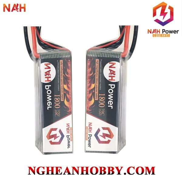Pin Lipo NAH Power 6S 1800mAh 70C