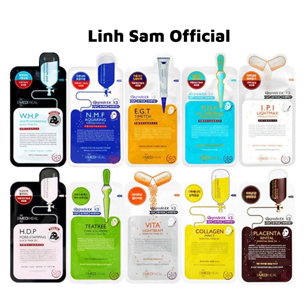 Combo 10 Mặt Nạ Chăm Sóc Và Dưỡng Da Mediheal