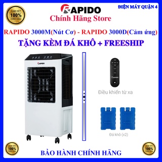 [Tặng tấm lọc]Quạt điều hòa không khí RAPIDO Everest 3000D - RAPIDO Everest(Turbo) 3000M -(1 đổi 1 trong năm đầu)
