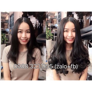 Tóc kẹp xoăn 50cm( tơ cao cấp)