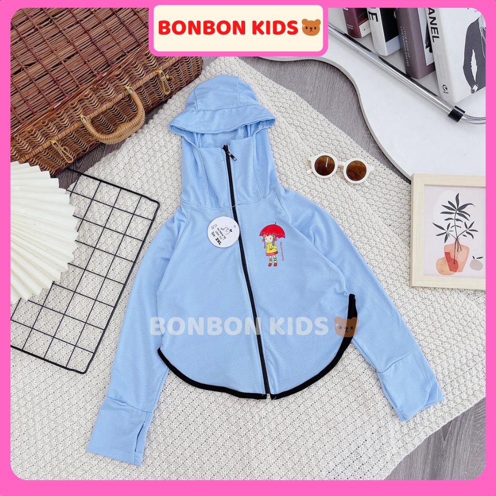 Áo Chống Nắng Cho Bé Trai, Gái 1, 2, 3, 4, 5 Tuổi Thông Hơi Kim Cương Chống Tia UV Hàng Cao Cấp BONBON KIDS