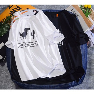 Áo thun unisex khủng long google cá tính