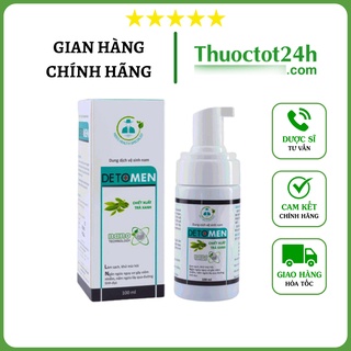 Dung dịch vệ sinh nam detomen - làm sạch, khử mùi, hương thơm tươi mát -
