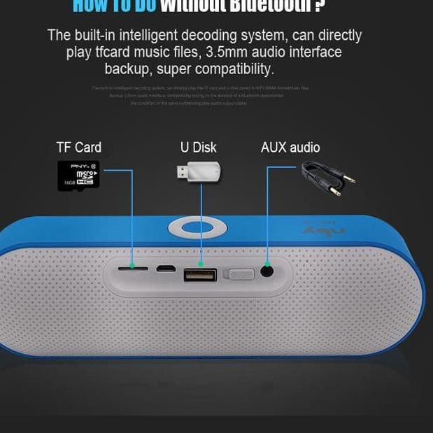 Loa Bluetooth Di Động Nby-18 Có Khe Cắm Thẻ Nhớ Sd