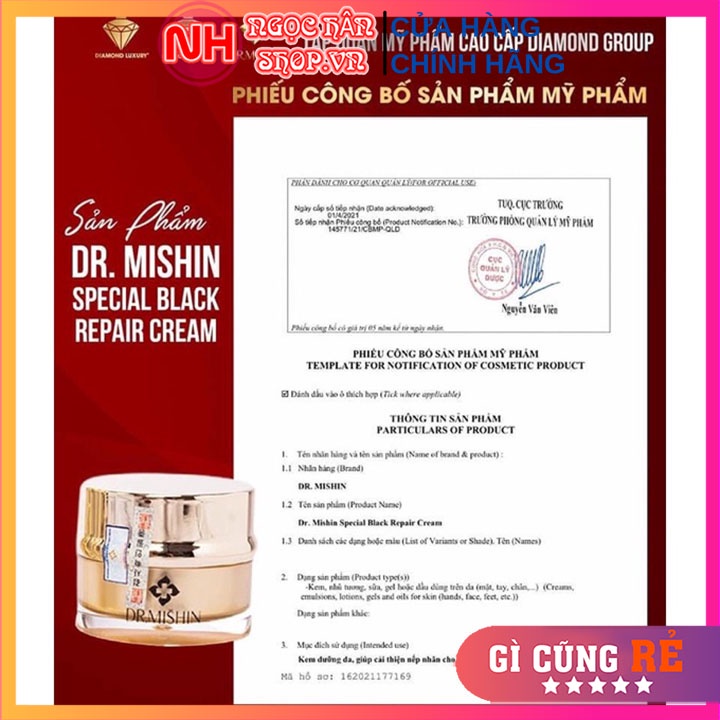 Serum, Tinh Chất,Mỹ phẩm, Bộ kem nám tàn nhang Dr Mishin- Mỹ phẩm chính hãng nhập khẩu Hàn Quốc