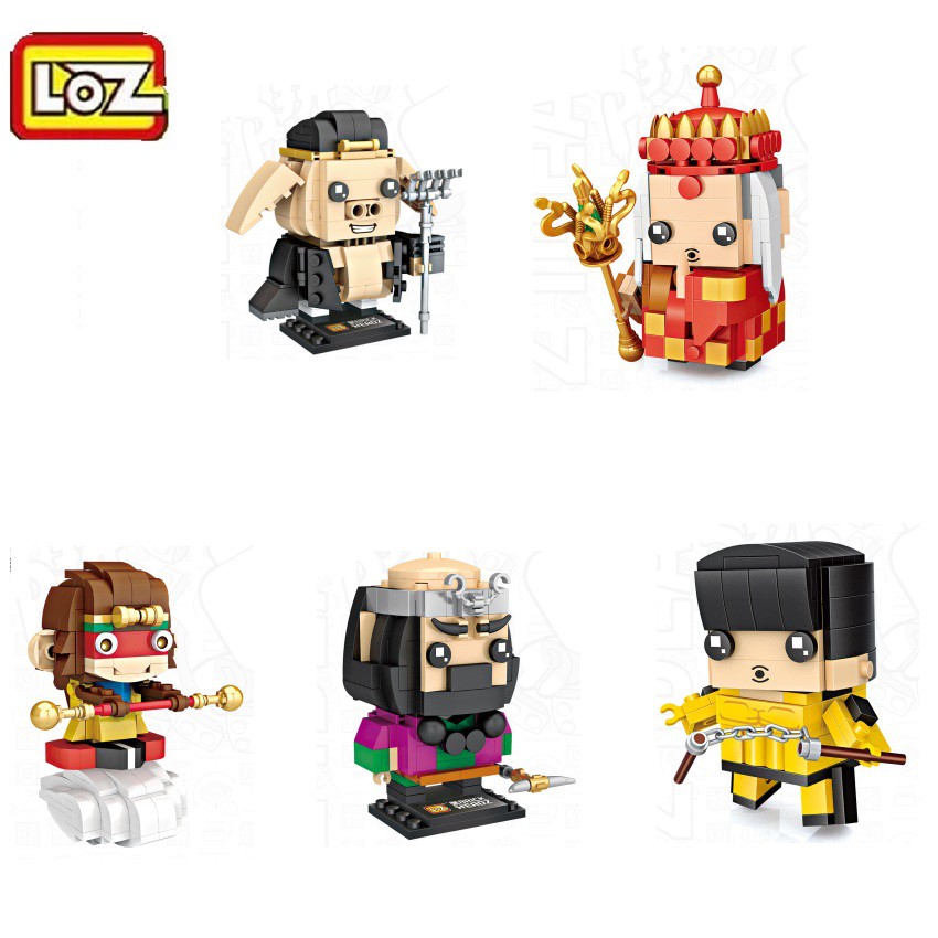 Loz Đồ Chơi Mô Hình Nhân Vật Hoạt Hình the West wukong Monkey 1440