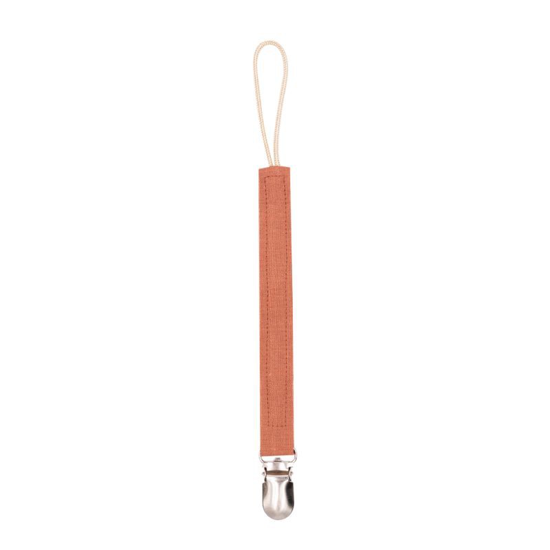Baby Pacifier Clip Chain Cotton Linen Holder Pacifier Soother Clips Leash Belt Nipple Holder