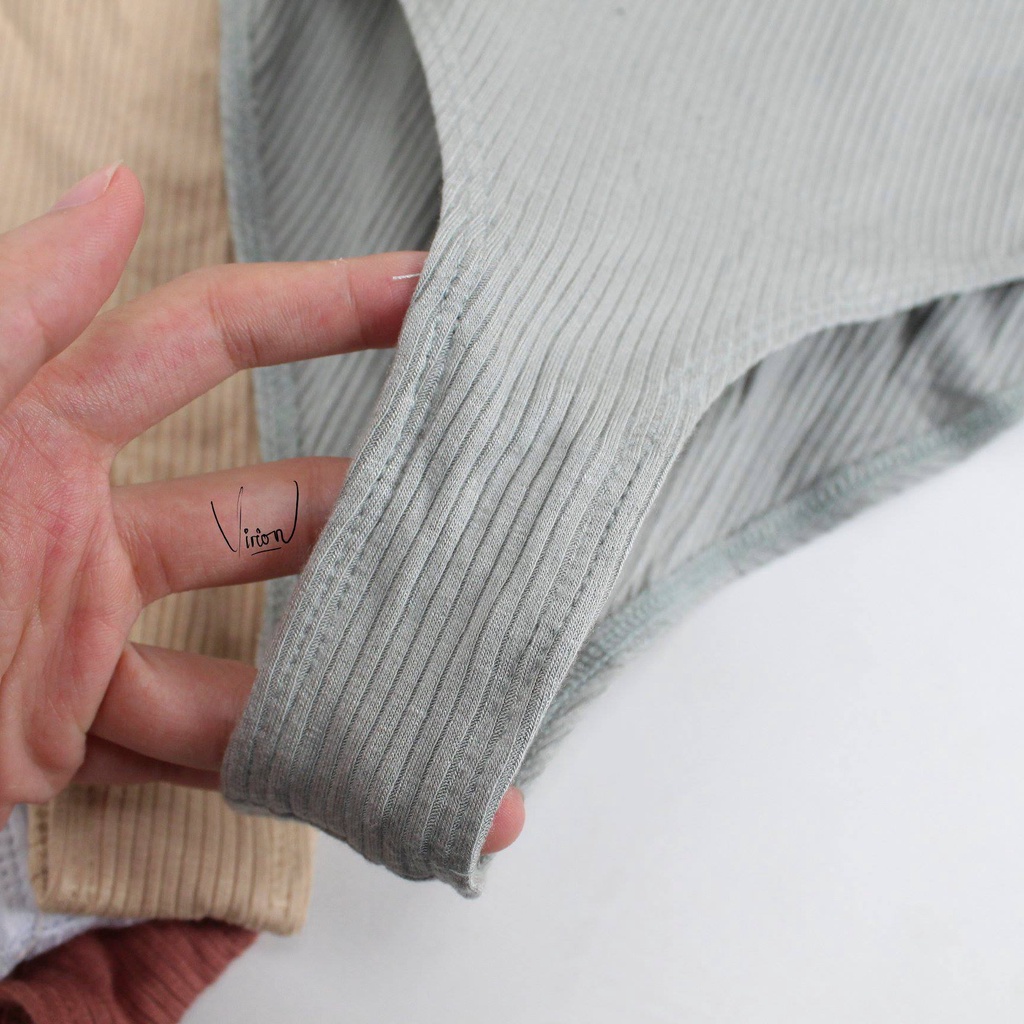 J7536 - Bodysuit F21 thun gân, 2 dây (Ribbed Cami Bodysuit) | BigBuy360 - bigbuy360.vn