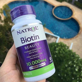 VIÊN UỐNG MỌC TÓC BIOTIN 10000mcg MỸ (90v/hộp)