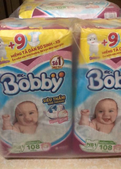 1 Miếng lót Bobby - Cho bé sơ sinh &lt;4kg