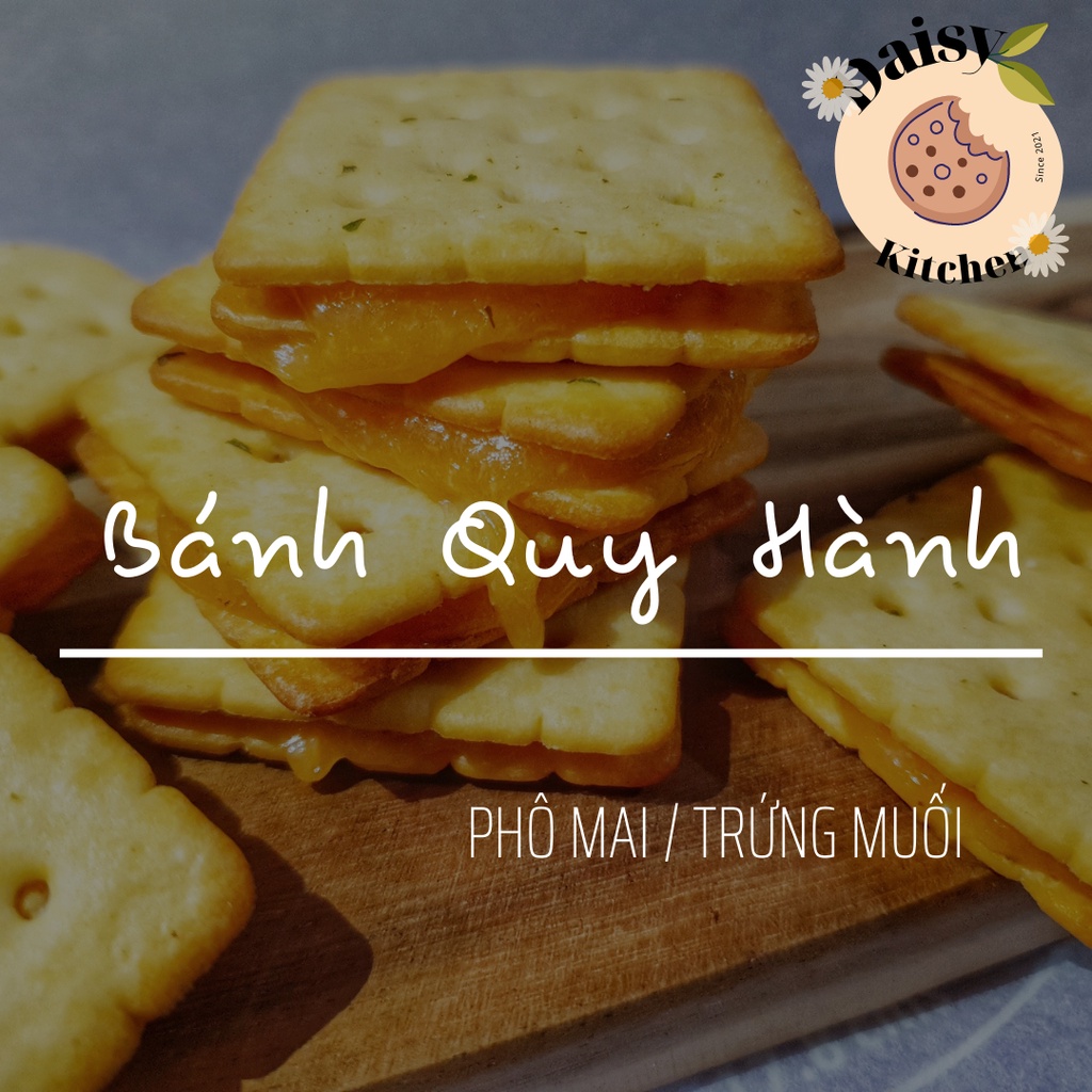 Bánh Quy Hành Kẹp Phô Mai | Trứng Muối Homemade