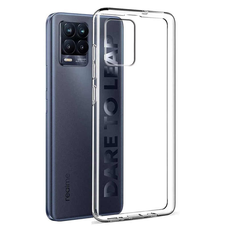Ốp silicon oppo Realme 8 / Realme 8 Pro trong suốt bảo vệ máy, Ốp dẻo đen Realme 8/Realme8 Pro,Kính cường lực Realme8
