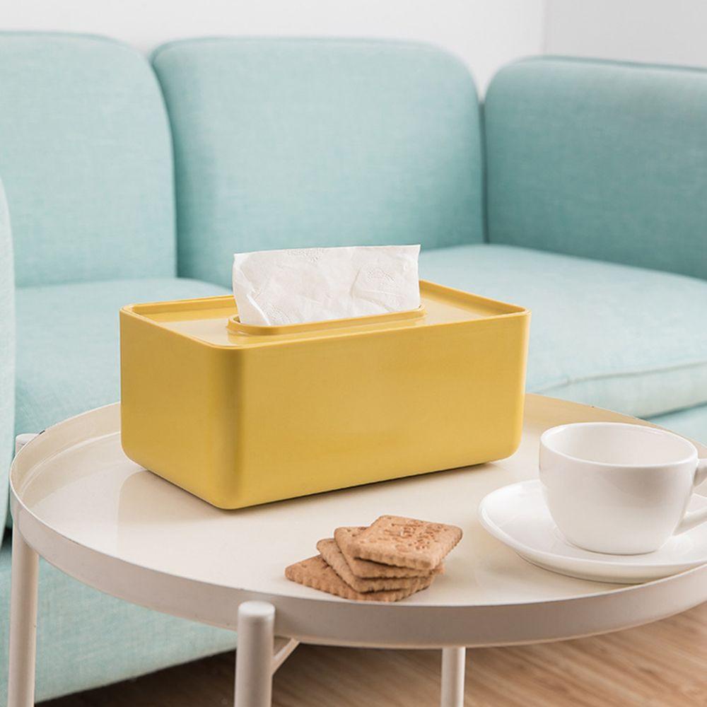 KUNHEV Hộp Đựng Khăn Giấy Để Bàn Bằng Nhựa Tiện Dụng Giá Đỡ