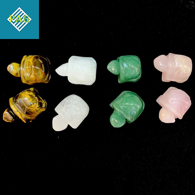 Rùa Phong Thuỷ Chế Tác Từ Đá Tự Nhiên Kích Thước 4cm