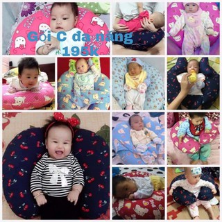 GỐI CHỮ C, GỐI TAI VOI CHO BÉ YÊU