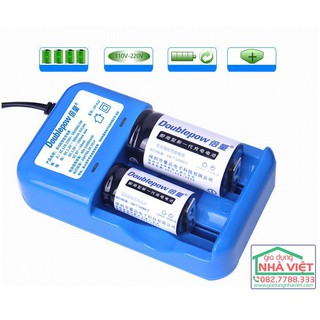 Sạc pin đa năng DP-K32 Doublepow sạc pin đại D, pin trung C, pin 9V