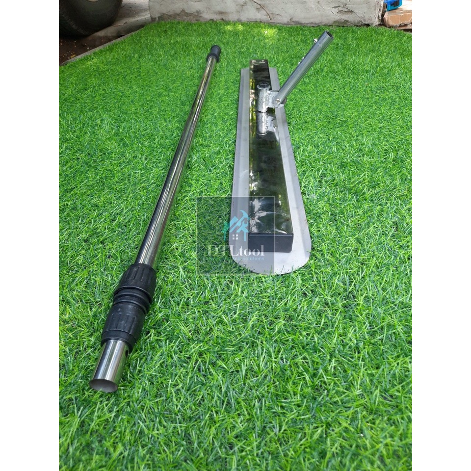 Thước Gạt Bê Tông Siêu Phẳng. Mâm dài 81cmm x rộng 9 cm. Tay cầm 1.1m kéo dài 2m